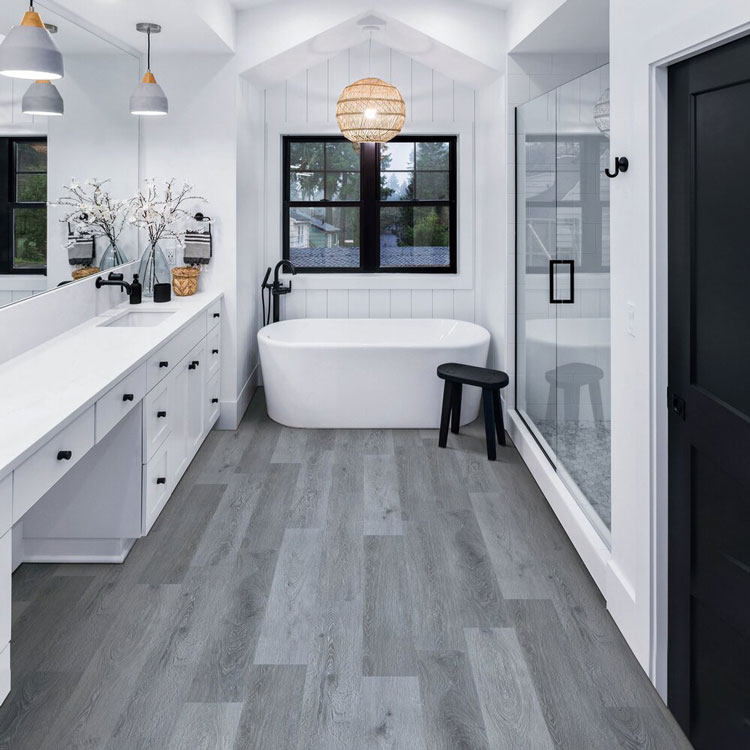Lighthouse Point Graphite Oak Room Scene
