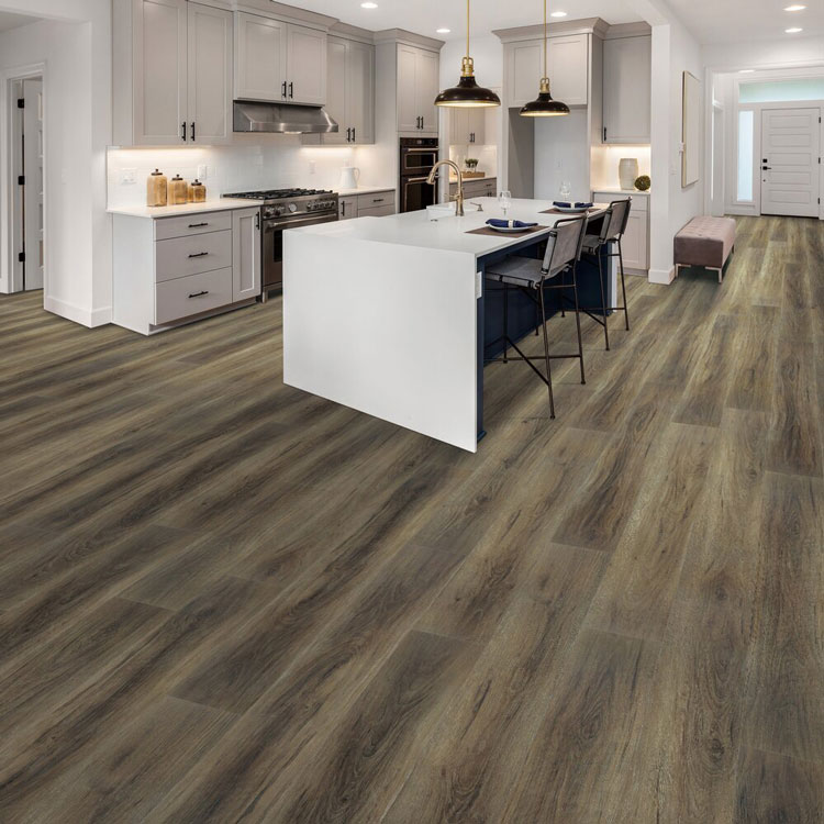 Center Point Cocoa Hickory Room Scene