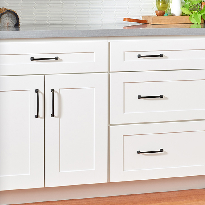 White Shaker cabinet