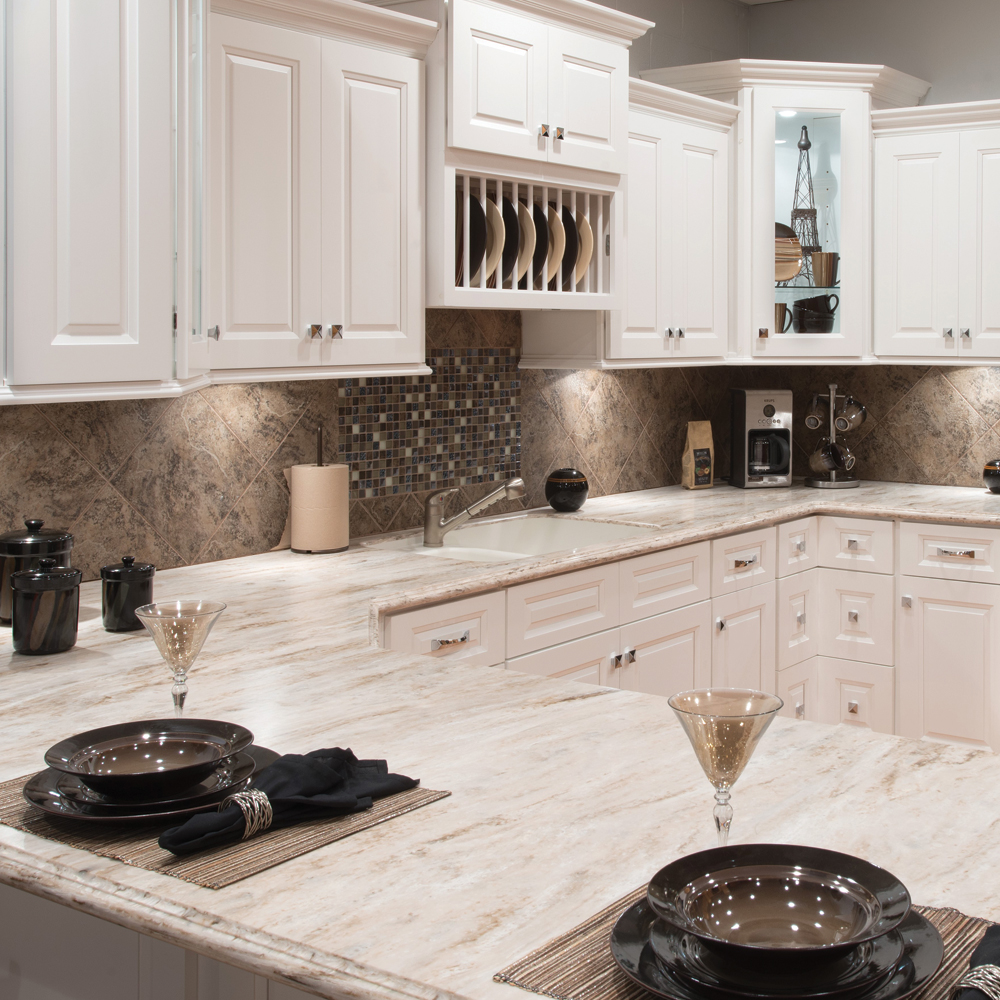 Aspen White cabinet