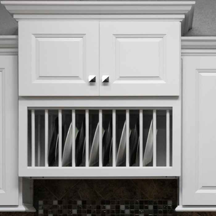 Aspen White cabinet