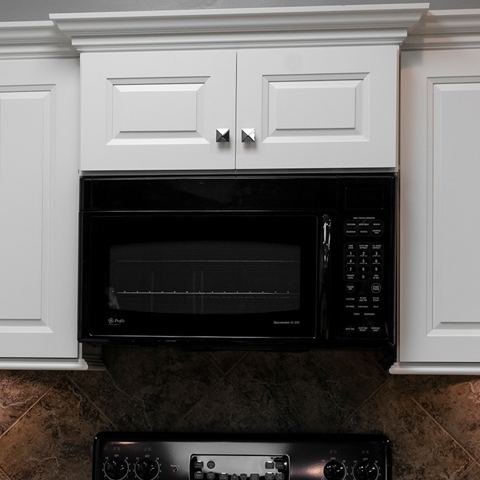 Aspen White cabinet