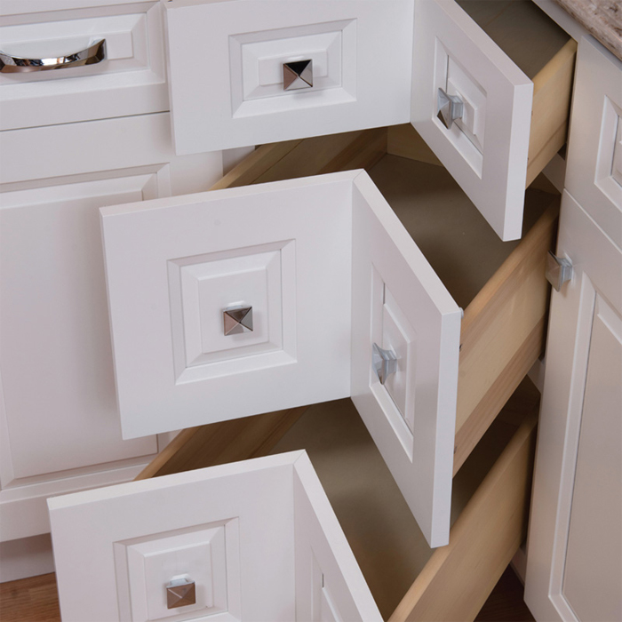 Aspen White cabinet