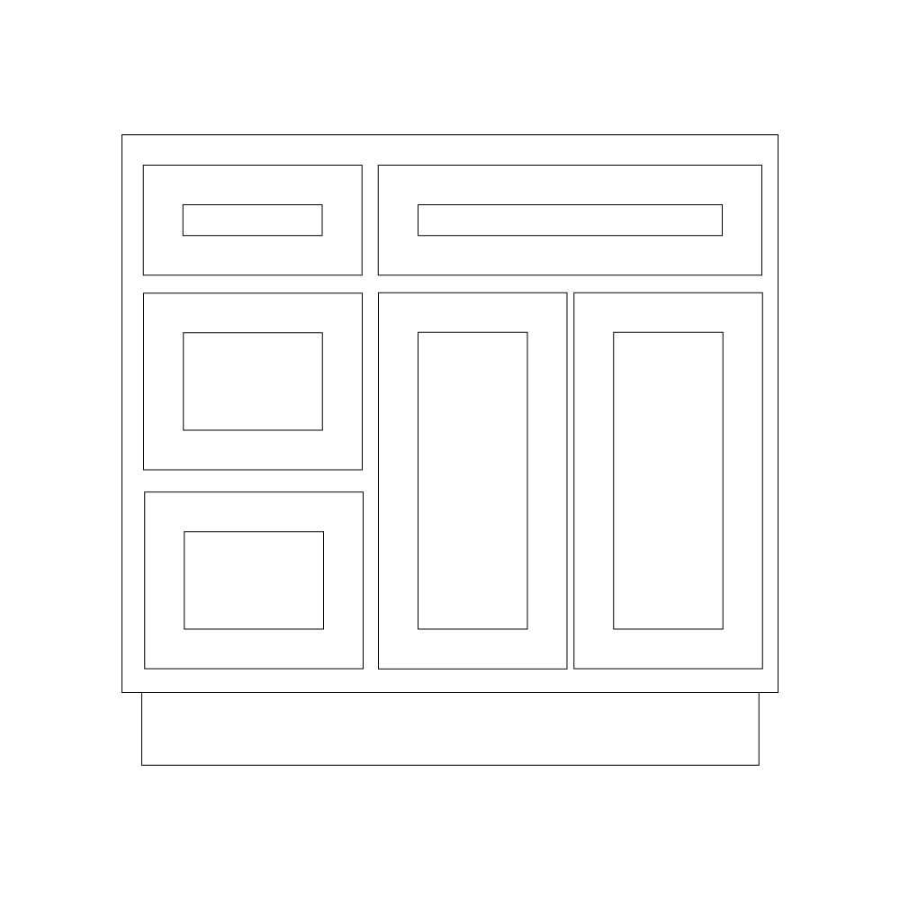 Vanity Sink Base Cabinet