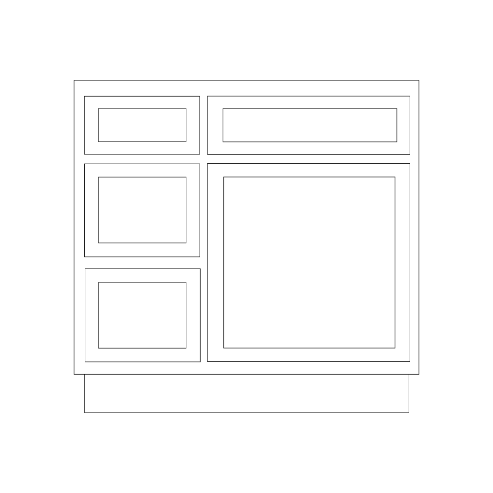 Vanity Sink Base Cabinet