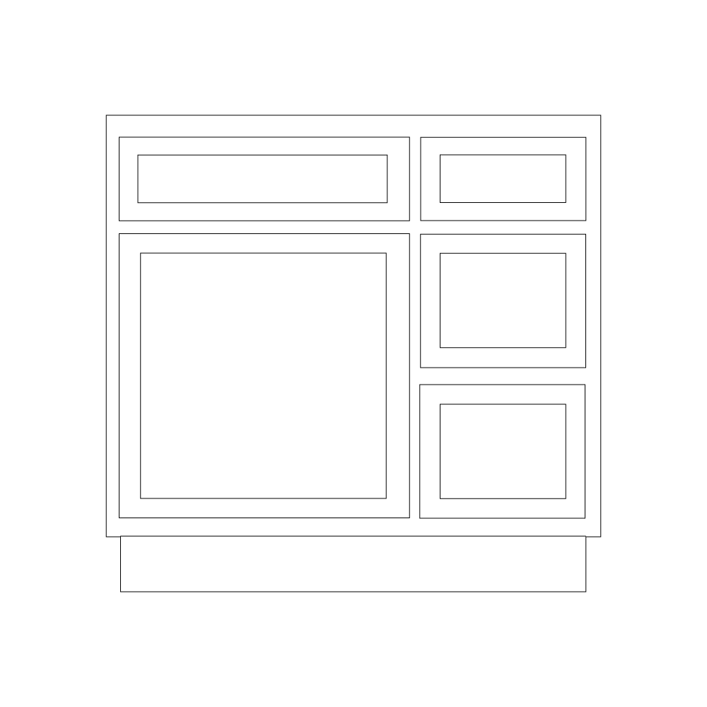 Vanity Sink Base Cabinet