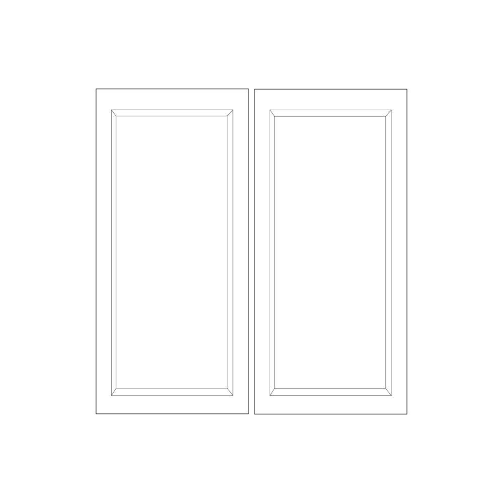 Double Glass Doors