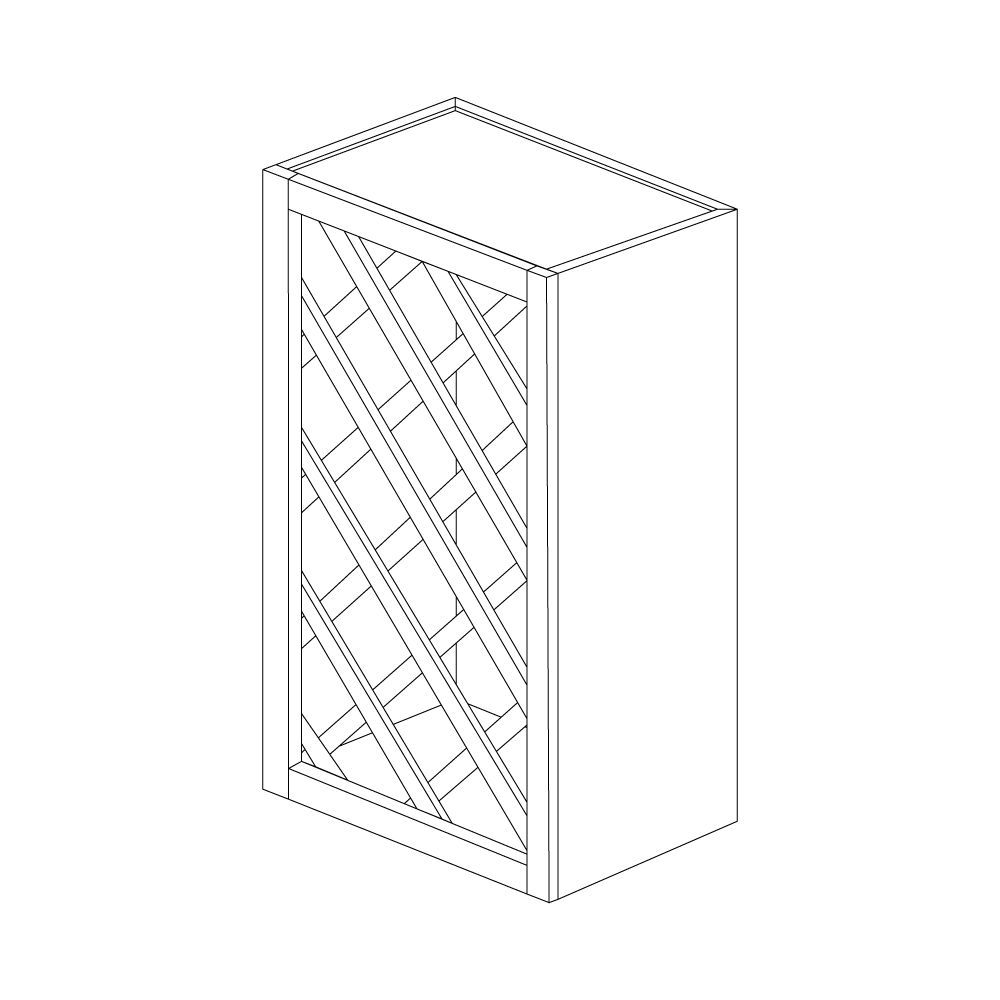 Lattice Wine Rack