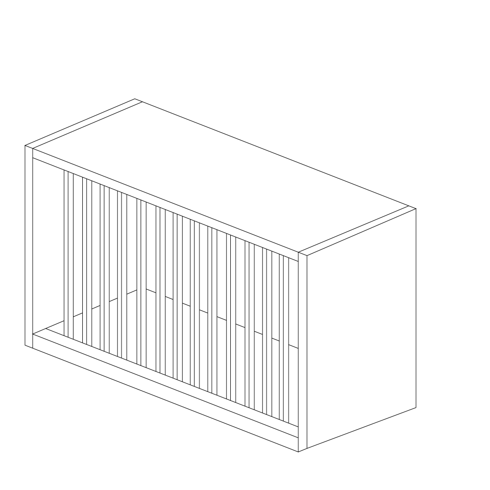 Plate Rack Cabinet