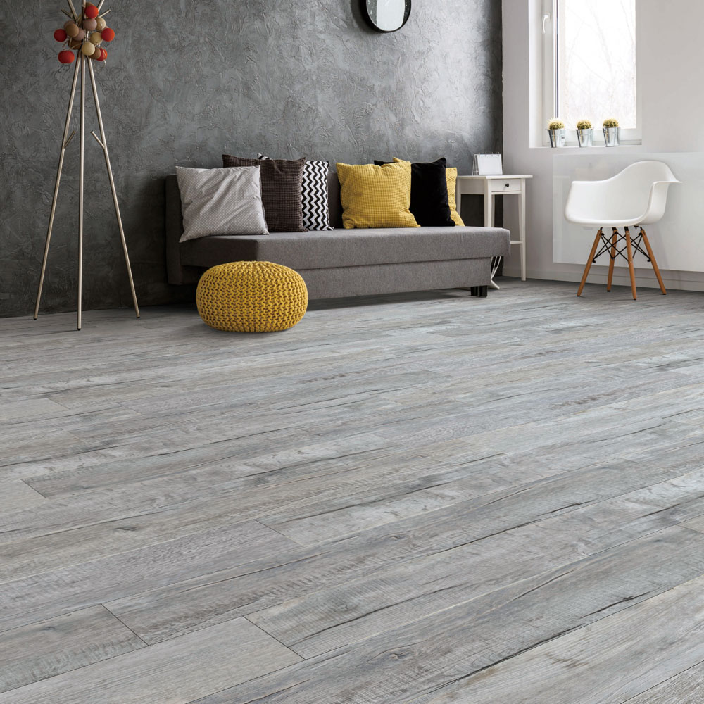 Silver Rustic Oak Room Scene