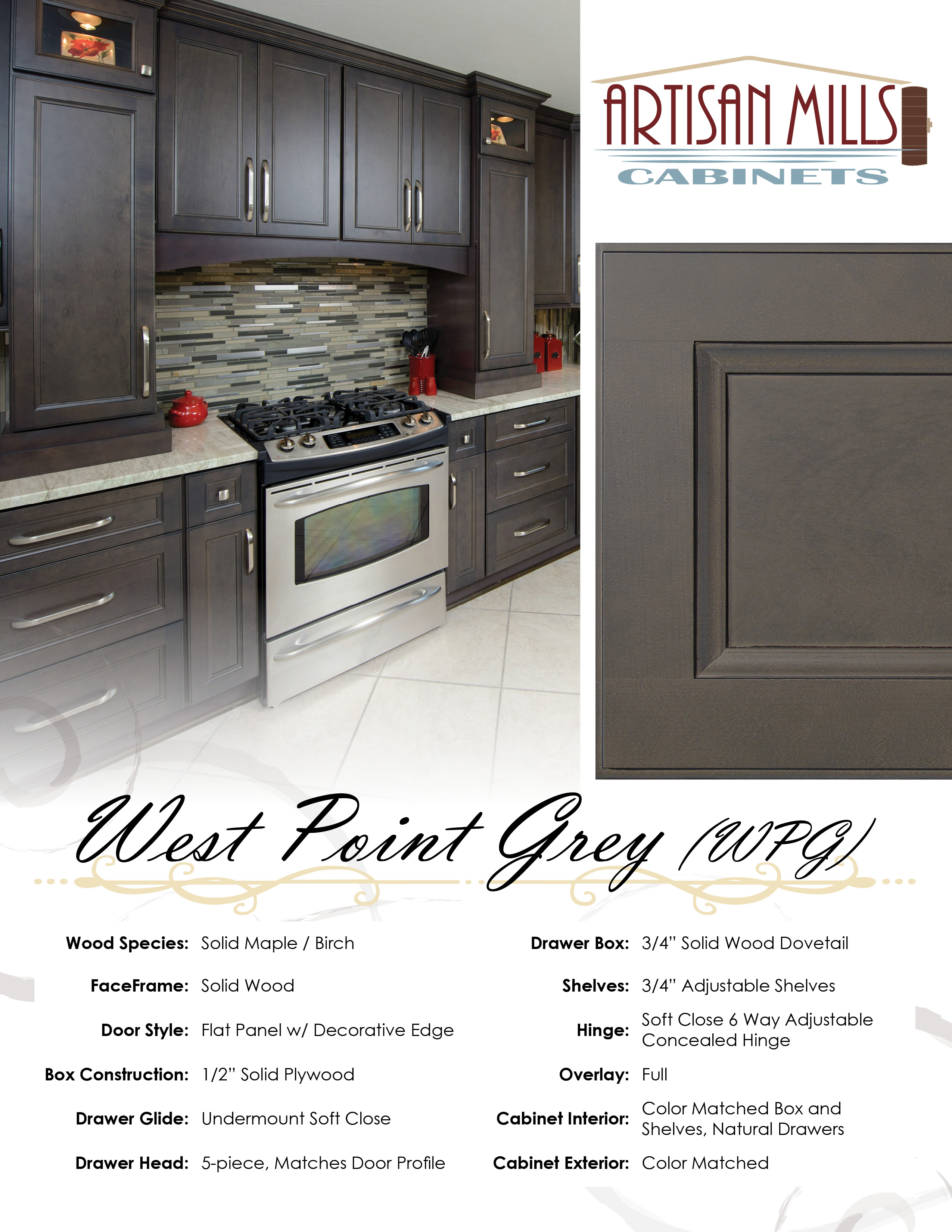 Artisan Mills Cabinet West Point Grey Handout