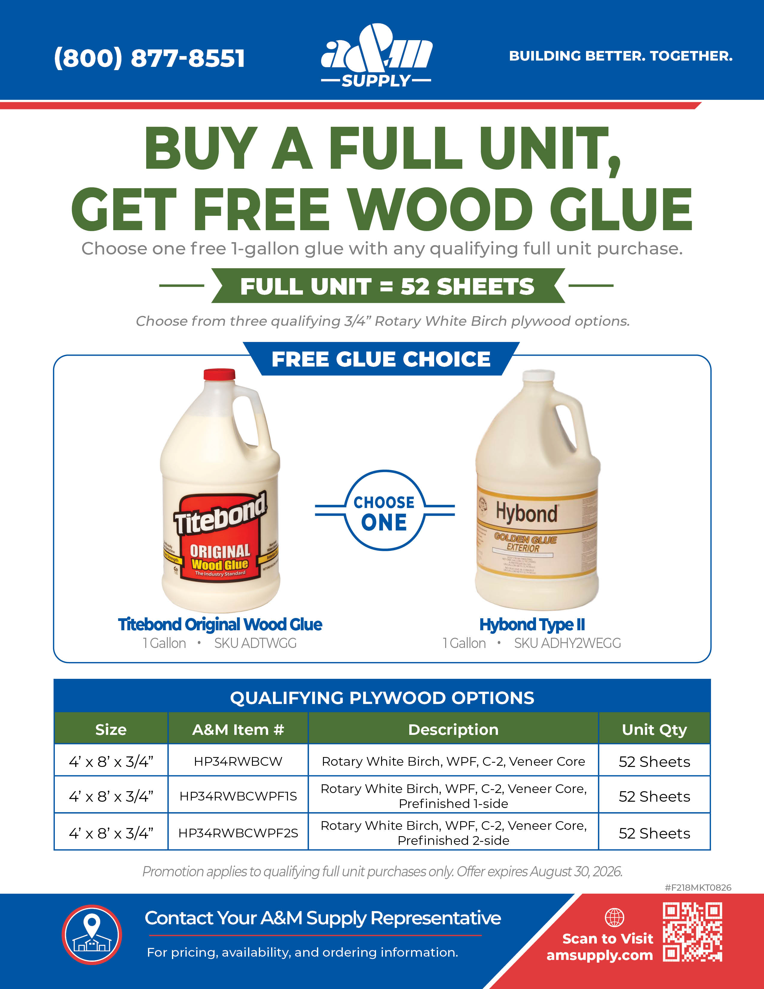 plywood and glue promo