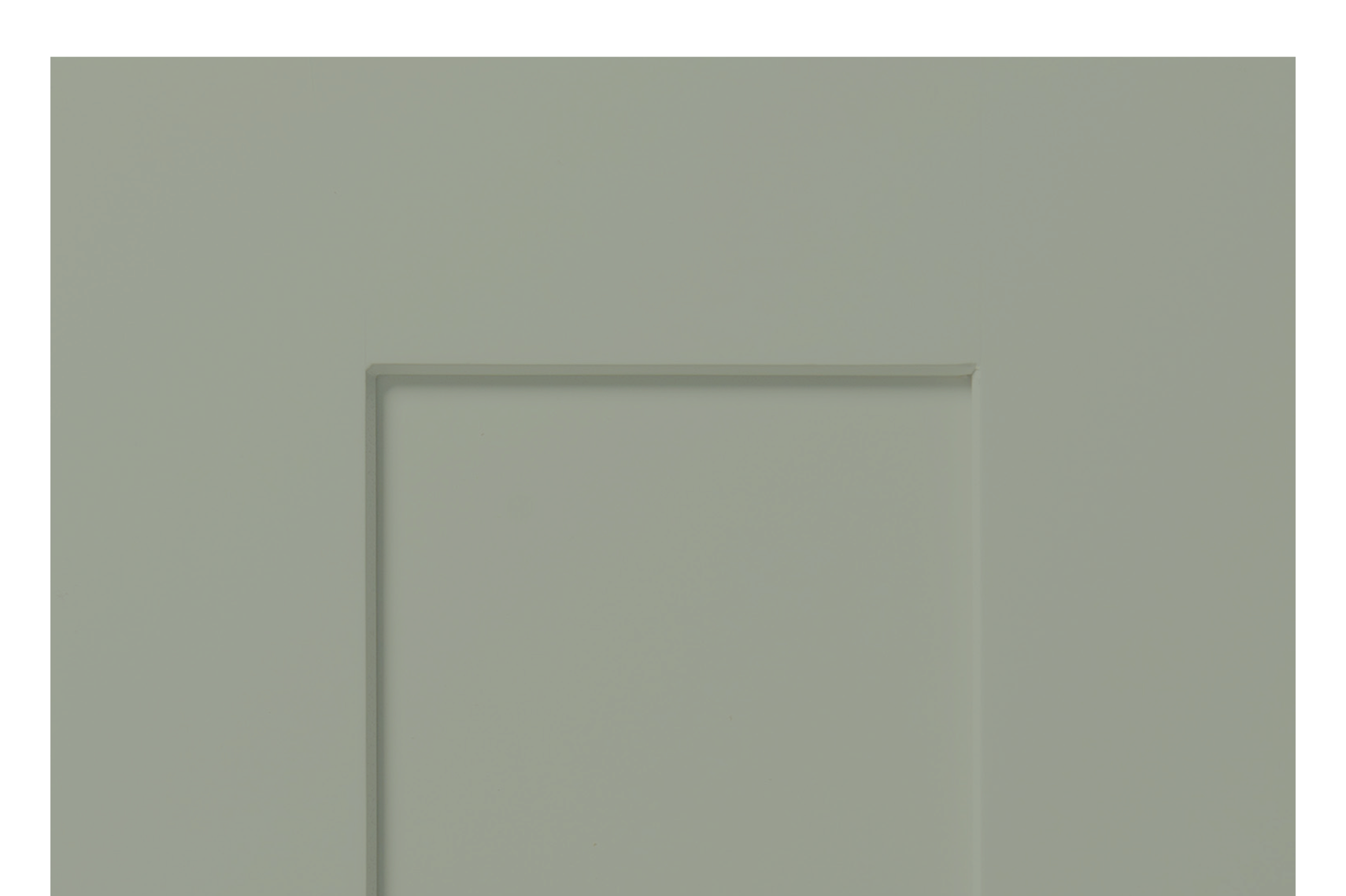 Fresh Sage Shaker cabinet
