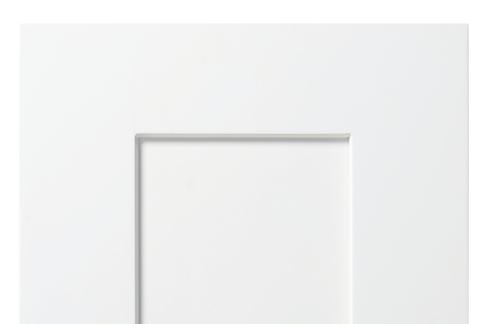 White Shaker cabinet