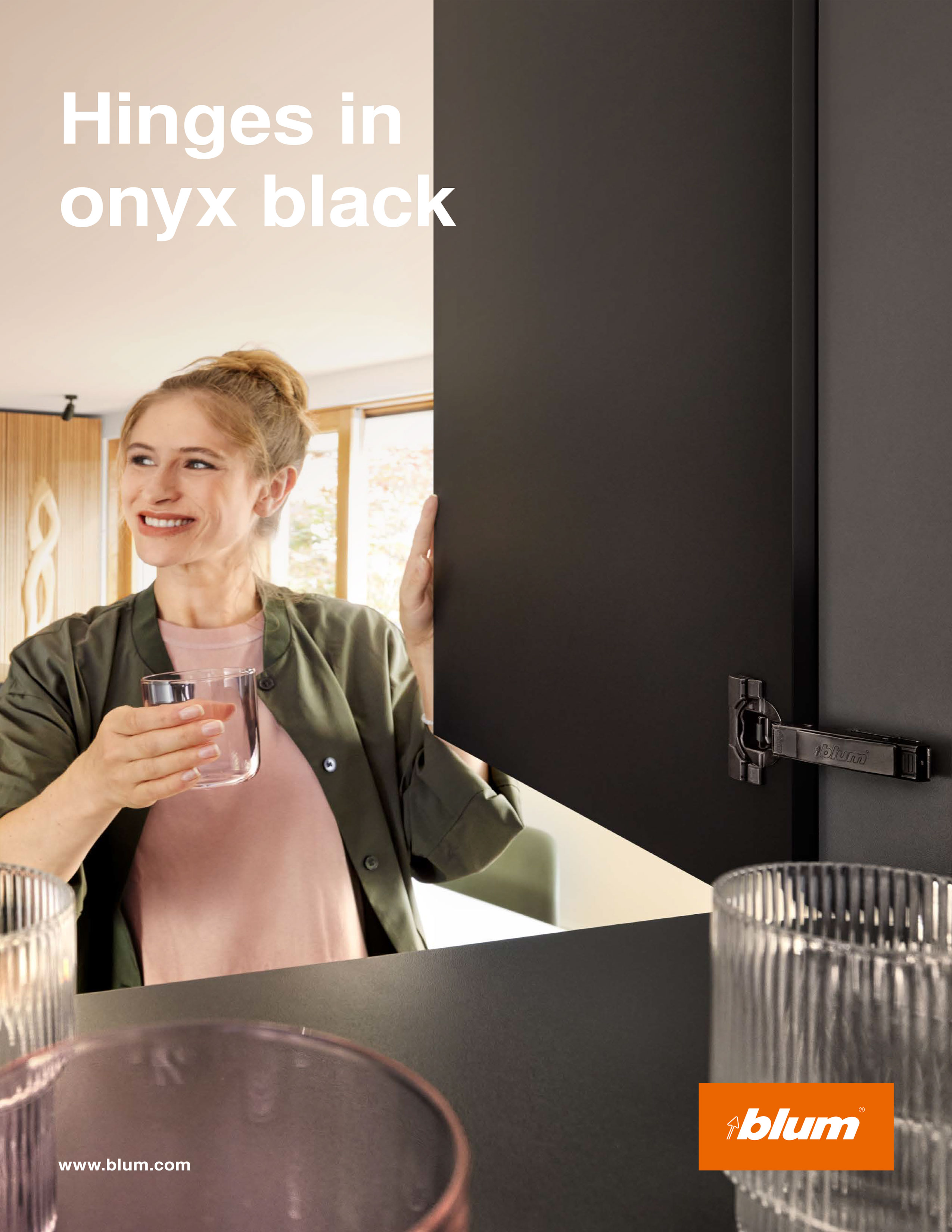2024 Blum Hinges in Black Onyx